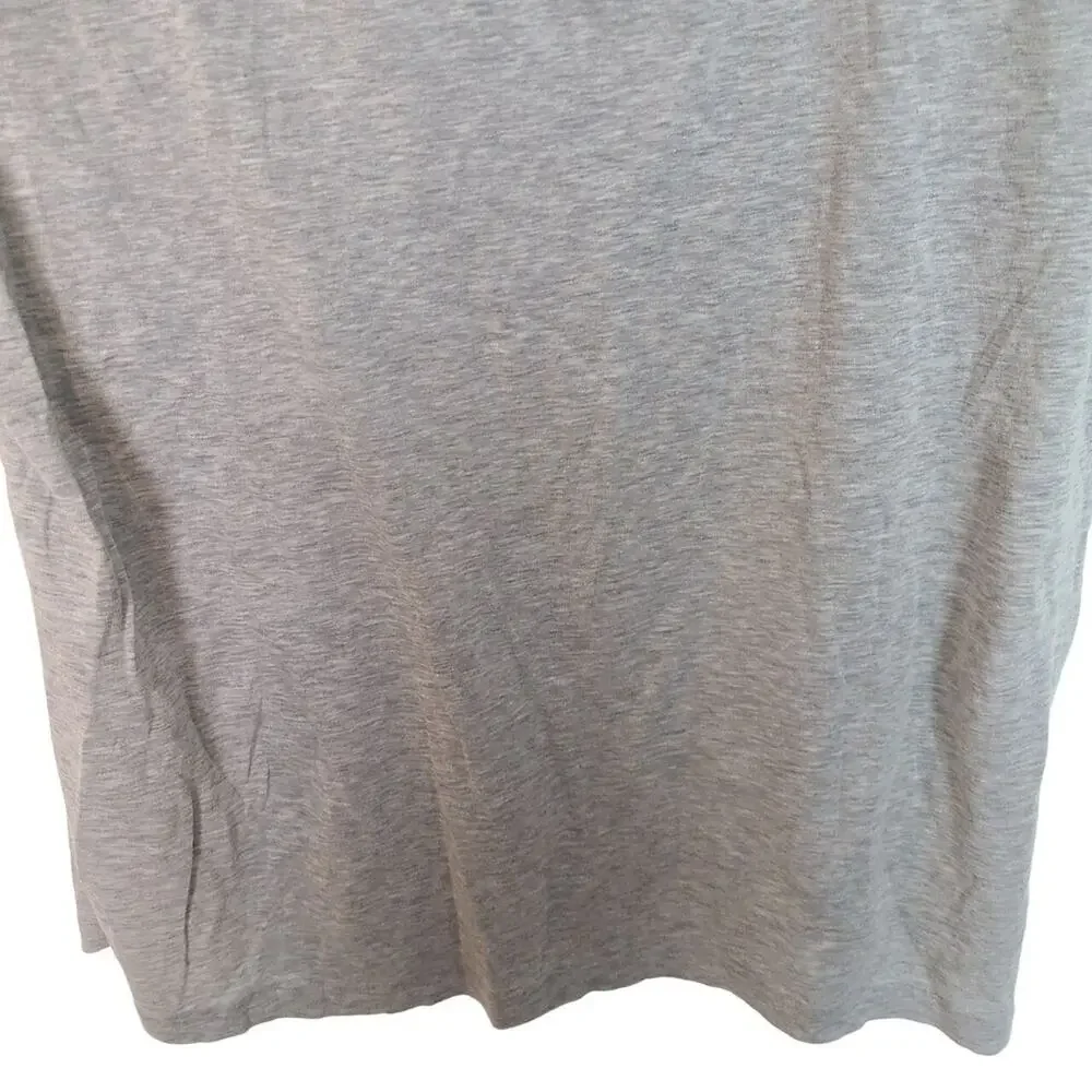 J. Crew Womens Embroidered Beaded T-Shirt Size S Colorblock Preppy Casual Gray